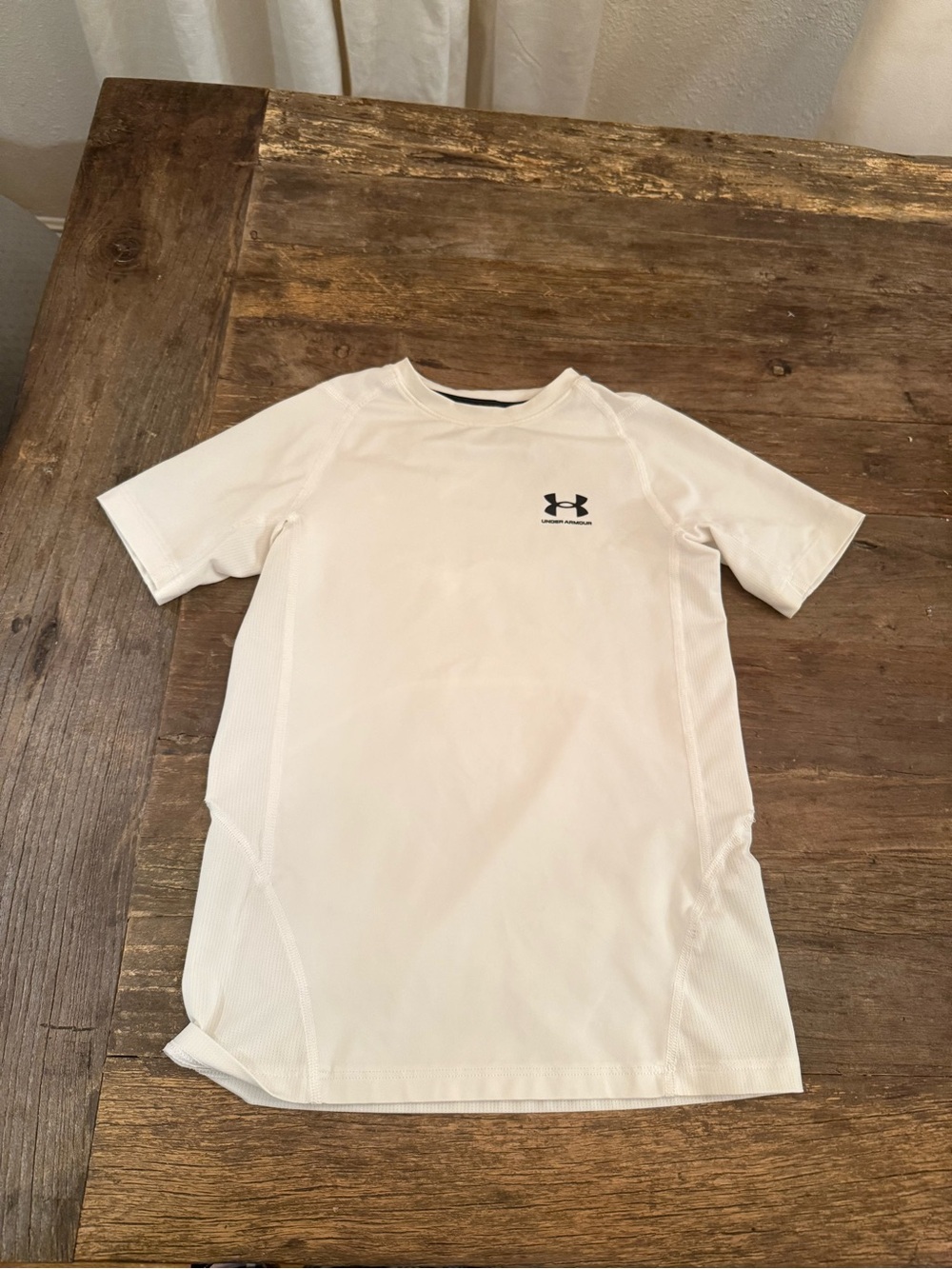 Under Armour Boys White Tech Short Sleeve Shirt